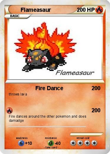 Pokemon Flameasaur