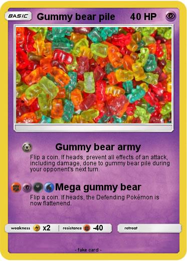 Pokemon Gummy bear pile