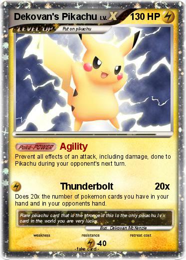 Pokemon Dekovan's Pikachu