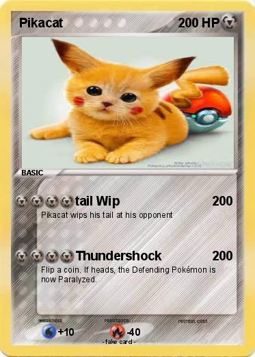 Pokemon Pikacat