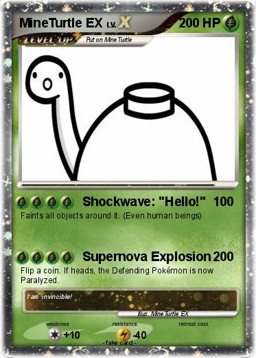 Pokemon MineTurtle EX