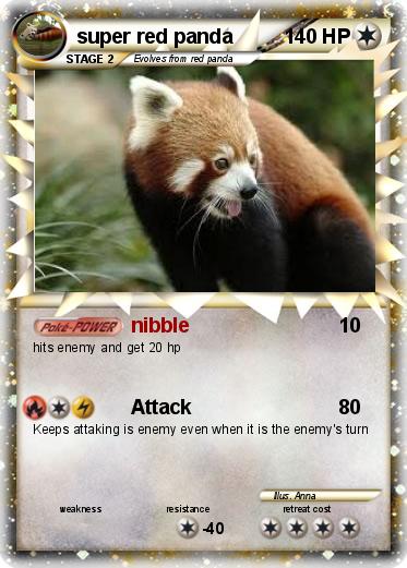 Pokemon super red panda