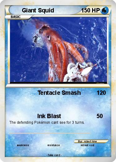 Pokemon Giant Squid
