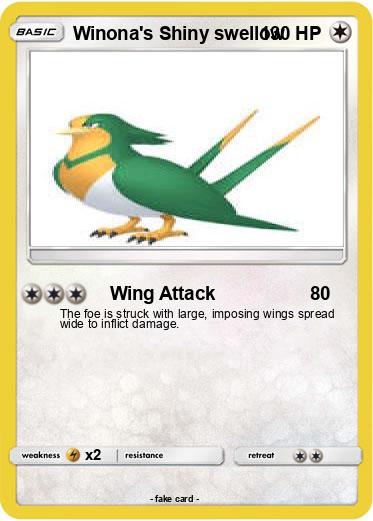 Pokemon Winona's Shiny swellow