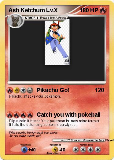 Pokemon Ash Ketchum Lv.X