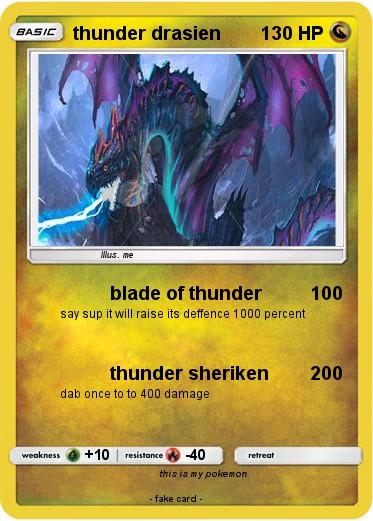 Pokemon thunder drasien