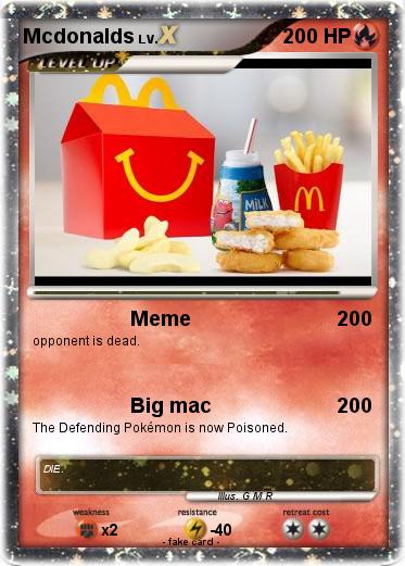 Pokemon Mcdonalds