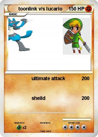 Pokemon toonlink v/s lucario