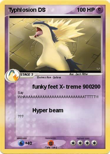 Pokemon Typhlosion DS