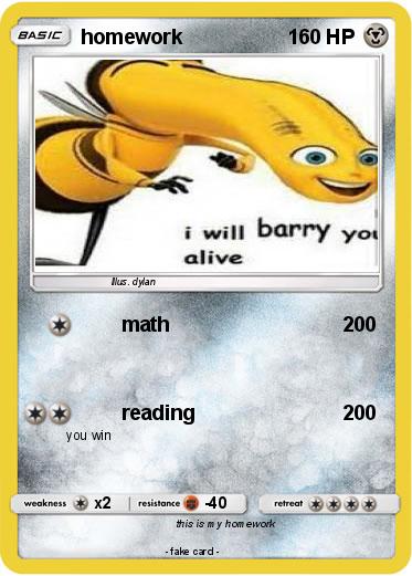 Pokemon homework