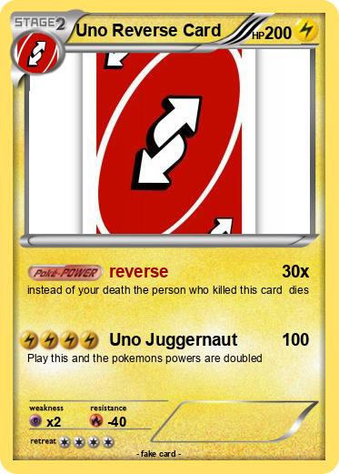 Pokemon Uno Reverse Card