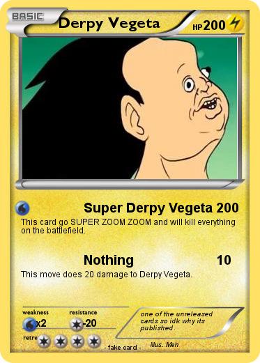 Pokemon Derpy Vegeta