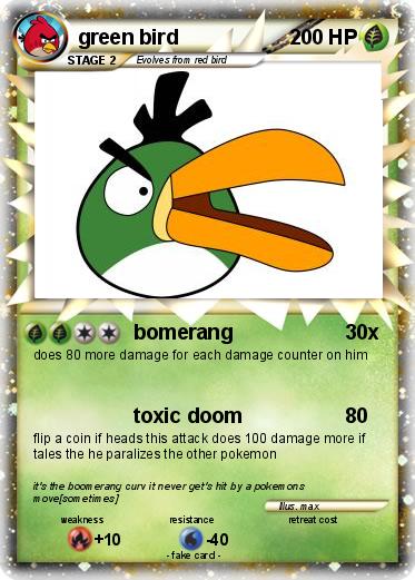 Pokemon green bird