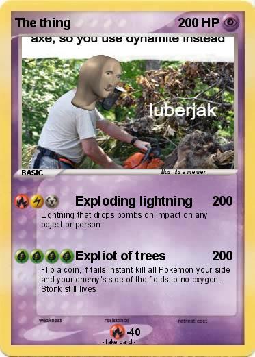 Pokemon The thing