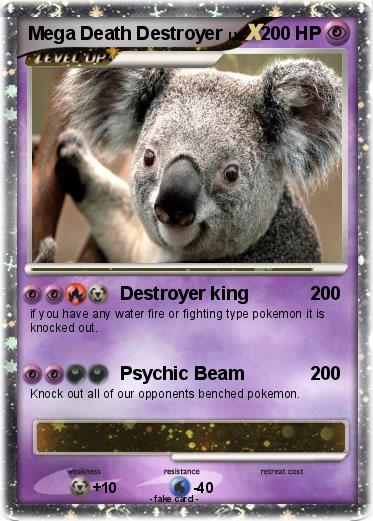 Pokemon Mega Death Destroyer