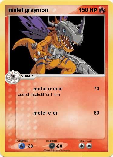 Pokemon metel graymon