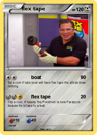 Pokemon flex tape