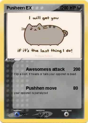 Pokemon Pusheen EX