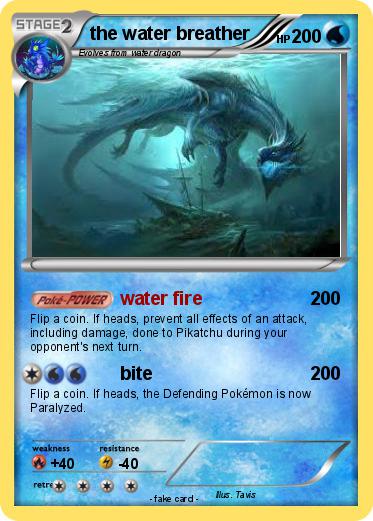Pokemon the water breather