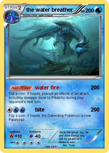 Pokemon the water breather