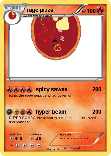 Pokemon rage pizza