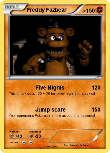 Pokemon Freddy Fazbear