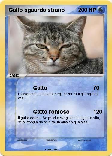 Pokemon Gatto sguardo strano