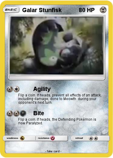 Pokemon Galar Stunfisk
