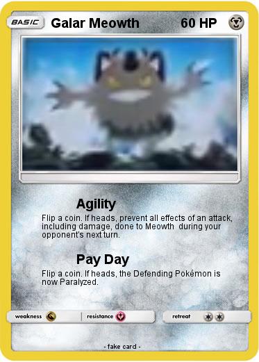 Pokemon Galar Meowth