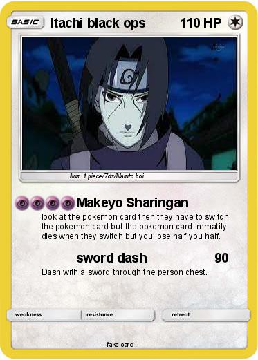 Pokemon Itachi black ops
