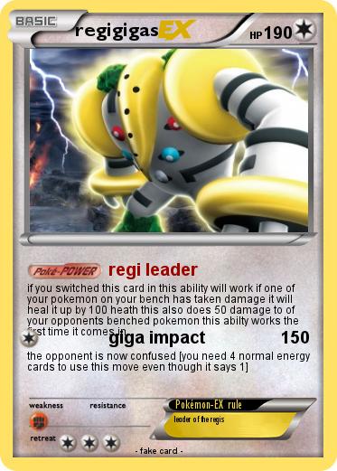 Pokemon regigigas