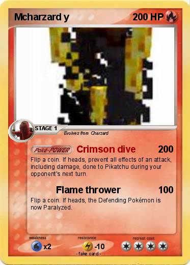 Pokemon Mcharzard y