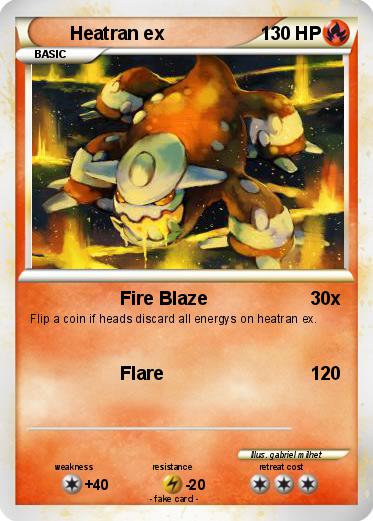 Pokemon Heatran ex