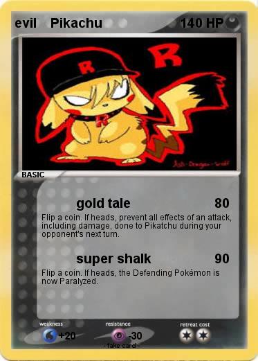 Pokemon evil    Pikachu