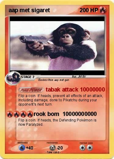 Pokemon aap met sigaret