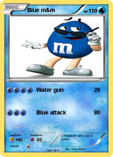 Pokemon Blue m&m