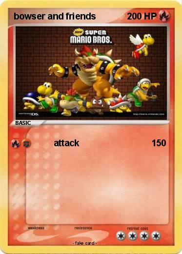 Pokemon bowser and friends