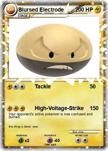 Pokemon Blursed Electrode