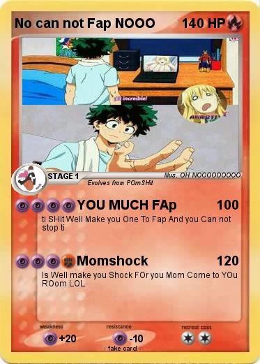 Pokemon No can not Fap NOOO