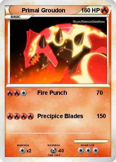 Pokemon Primal Groudon