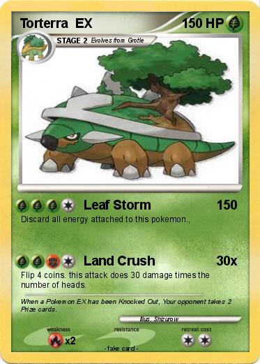 Pokemon Torterra  EX
