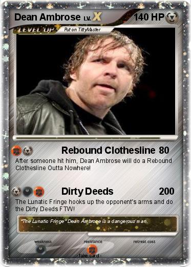 Pokemon Dean Ambrose
