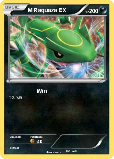 Pokemon M Raquaza EX