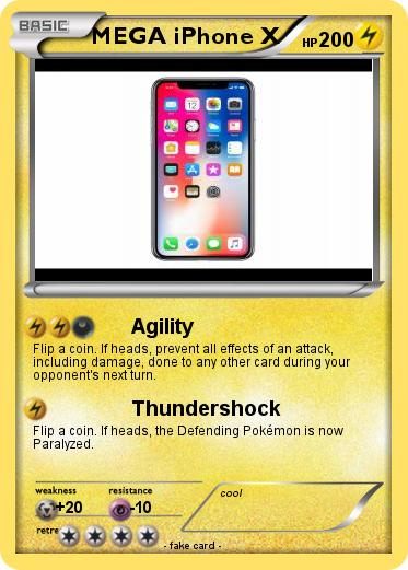 Pokemon MEGA iPhone X