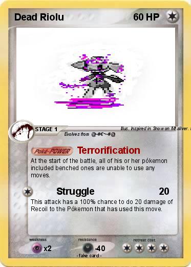 Pokemon Dead Riolu