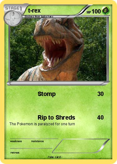Pokemon t-rex