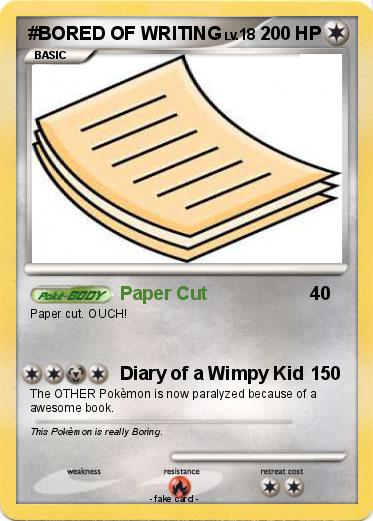 Pokemon #BORED OF WRITING