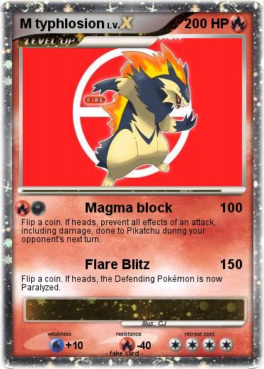 Pokemon M typhlosion