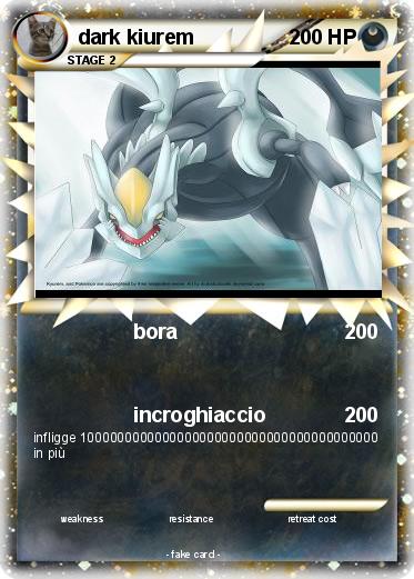 Pokemon dark kiurem