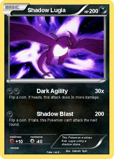 Pokemon Shadow Lugia